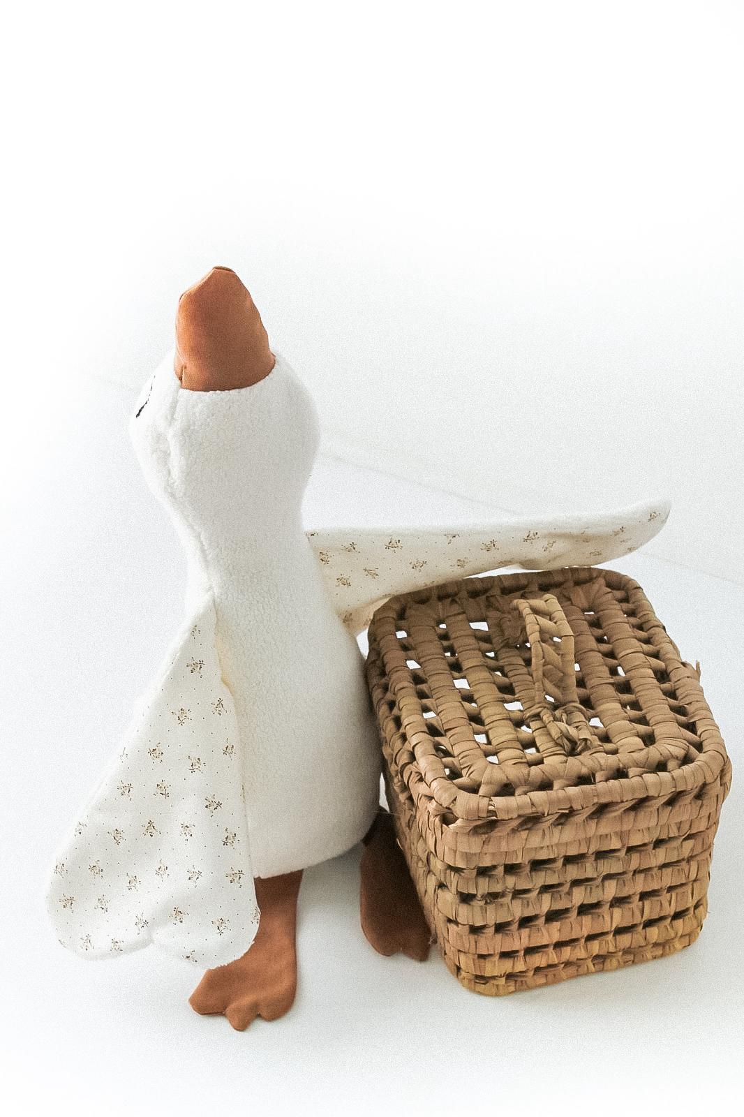 Ganso Maxi Asa Flores Beges